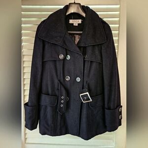 Hydrolic black wool jacket, Medium